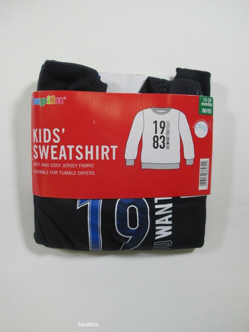 Mikina mnodrá pro kluky outlet