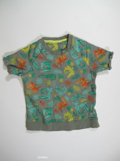 Mikinová vesta zelená pro kluky secondhand