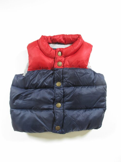 Modro červená vesta pro kluky secondhand