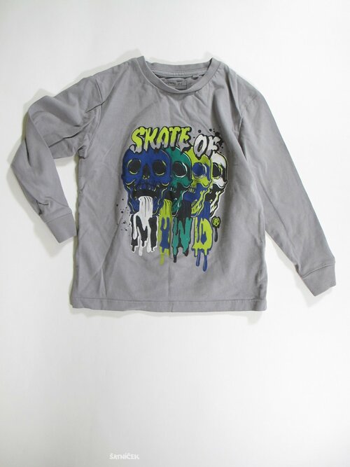 Triko dl.rukáv pro kluky šedé secondhand