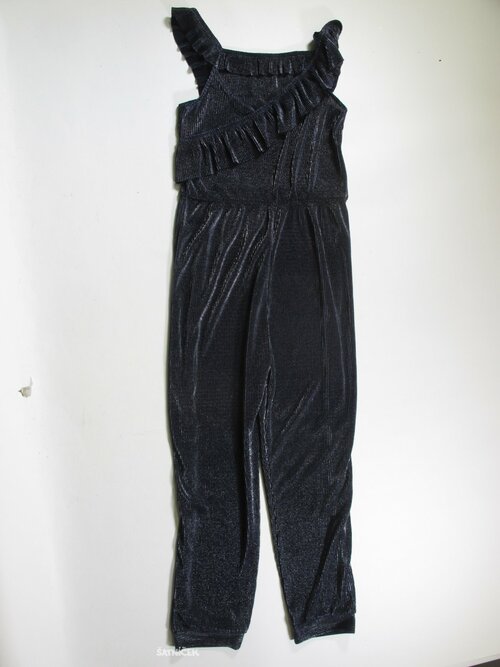 Letní overal pro holky modro stříbrný secondhnad