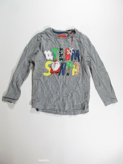 Triko dl.rukáv pro kluky šedé outlet