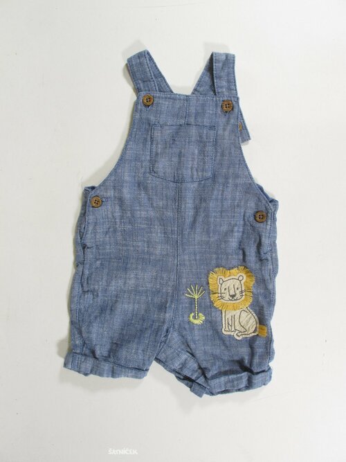 Kratasy pro kluky modré s laclem secondhand