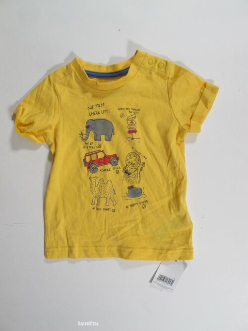 Triko pro kluky žluté outlet