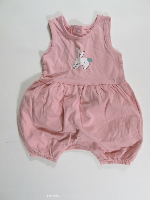 Letní overal růžový secondhand