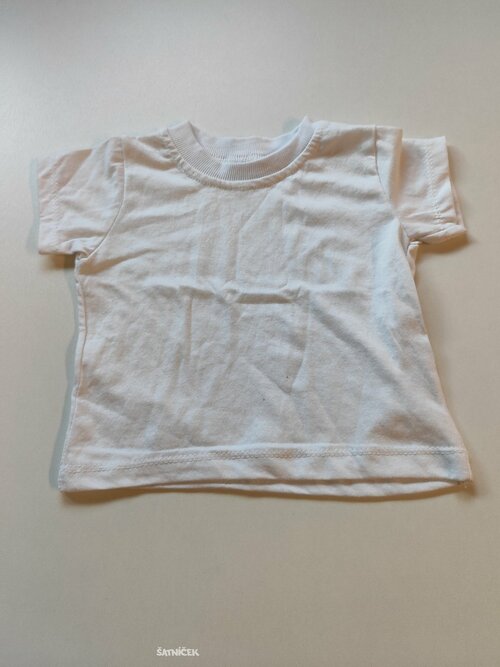 Triko bílé s krátkým rukávem secondhand