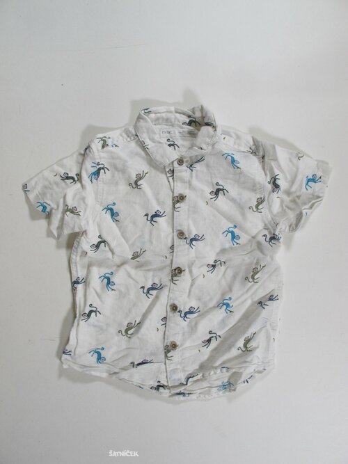 Košile pro kluky s opičkami secondhand