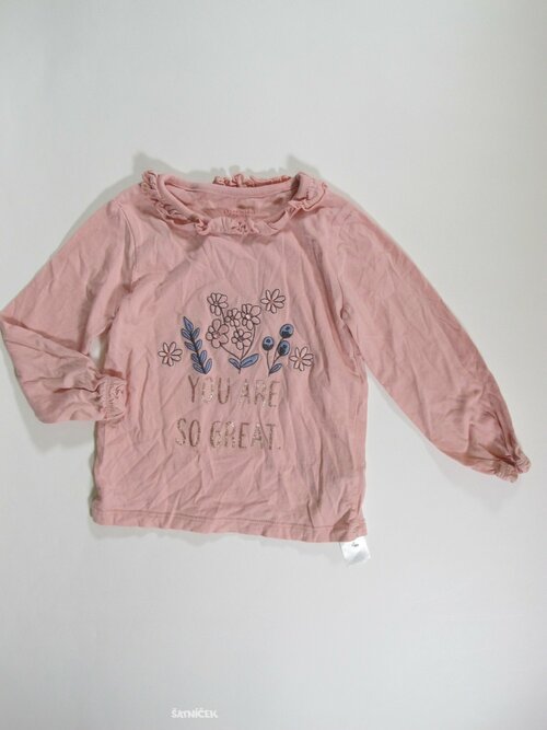 Triko dl.rukáv světlé pro holky secondhand