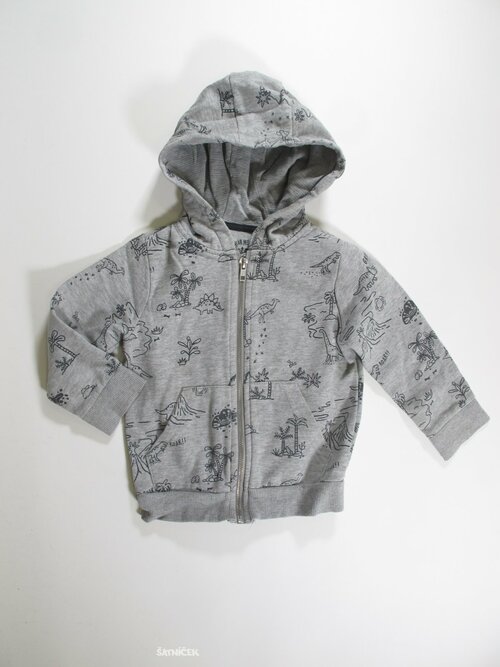 Mikina šedá pro kluky s obrázkem secondhand