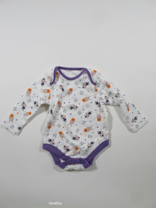 Body dl rukáv  s obrátky na halloween  secondhand