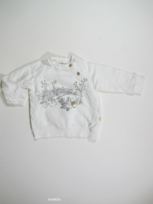 Bílá mikina pro holky secondhand