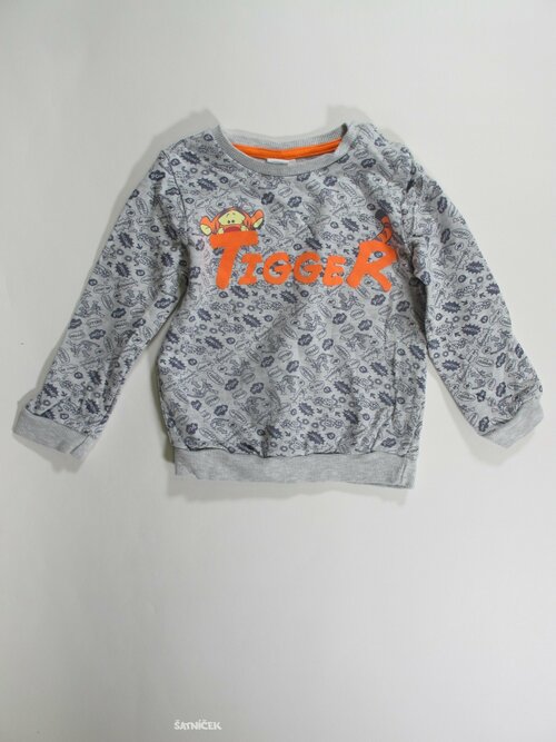 Slabší mikina pro kluky  s nápisy secondhand