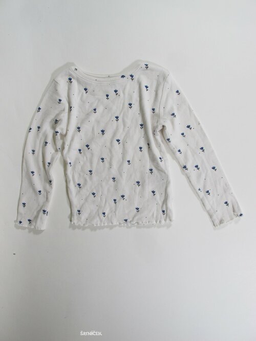 Triko dl.rukáv pro holky bílé  secondhnad
