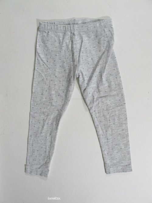 Elastáky pro holky šedéo stříbrné srcondhand