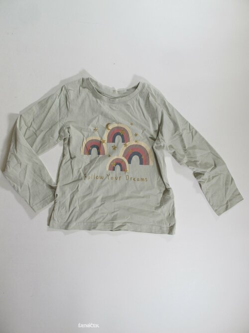 Triko dl.rukáv   pro holky světlé secondhand