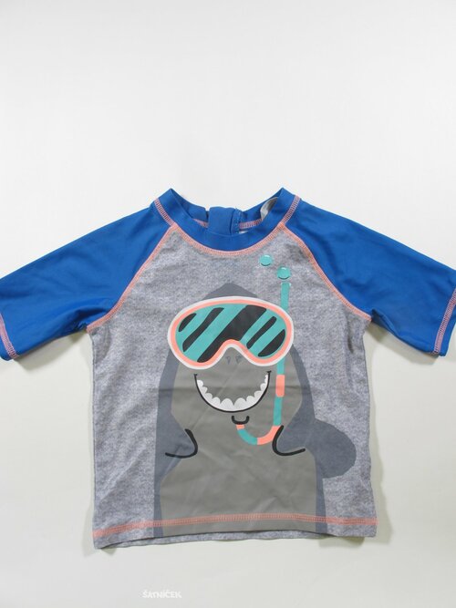 Plavkové triko pro kluky modré secondhand