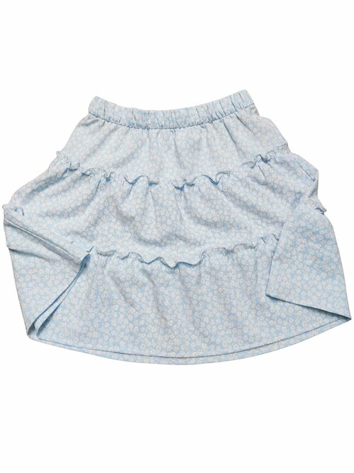 Modro bílá sukně s kytičkami pro holky secondhand H&M