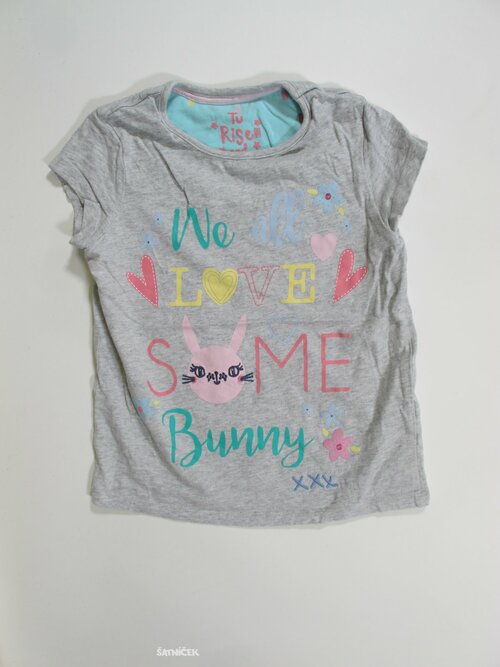 Šedé triko pro holky secondhand