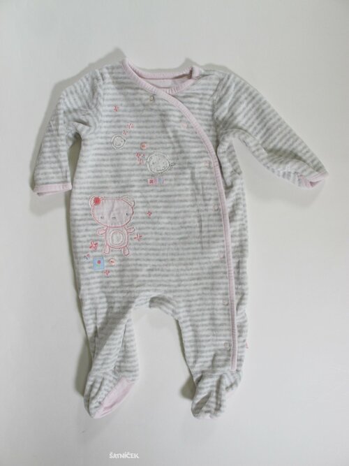 Dupačky šedo růžové pro holky secondhand