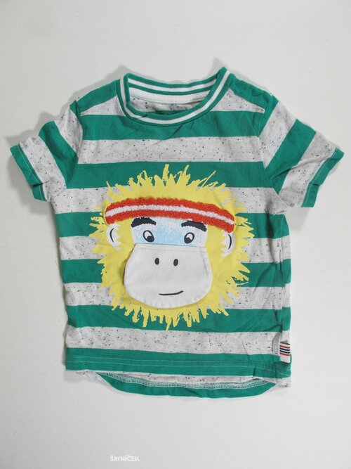 Triko pro kluky zeleno šedé secondhand