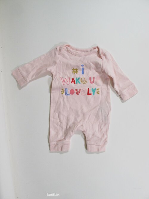 Letní overal pro holky růžový secondhnad