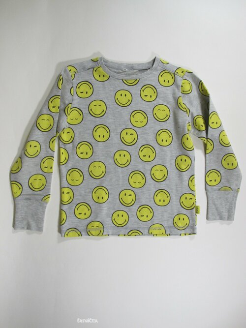 Slabší mikina šedá pro kluky secondhand