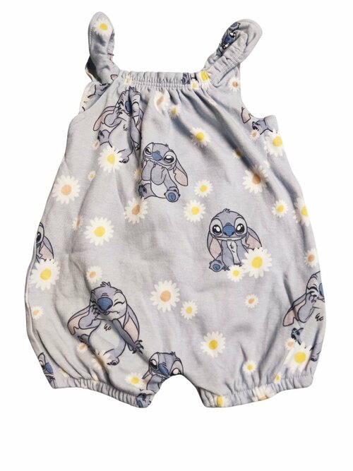 Modrý overal s obrázky Disney pro holky secondhand