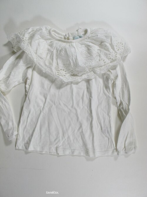 Triko dl.rukáv pro kholky bílé secondhand