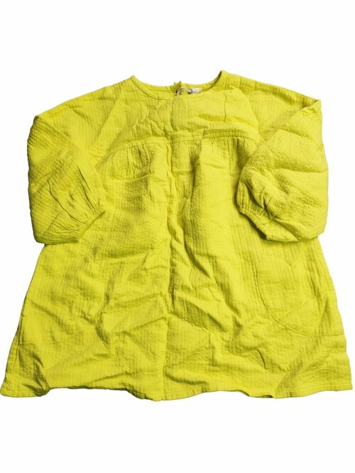 Jarní žluté šaty s dlouhým rukávem outlet Next