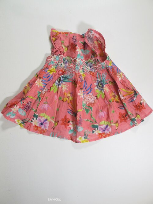 Šaty s kytkami pro holky secondhand