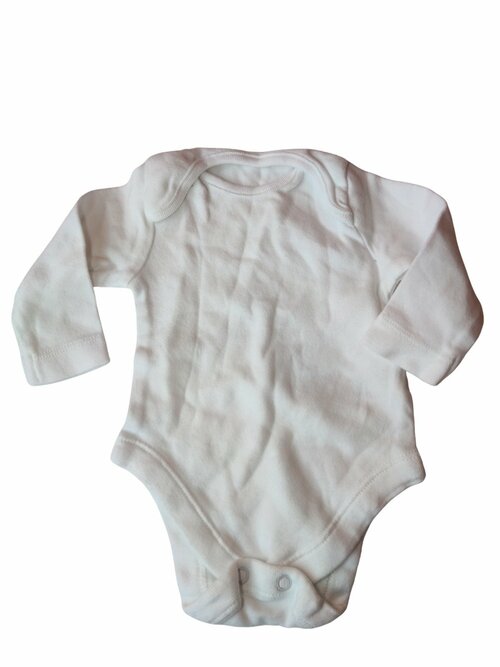 Bílé body s dlouhým rukávem secondhand F&F