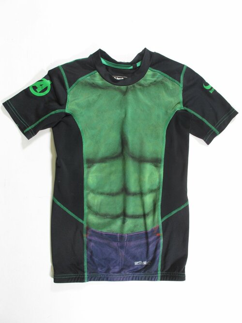 Funkční triko pro kluky černo zelené secondhand