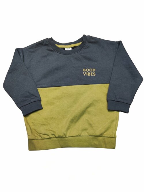 Dvoubarevná mikina s nápisem pro kluky outlet Pepco