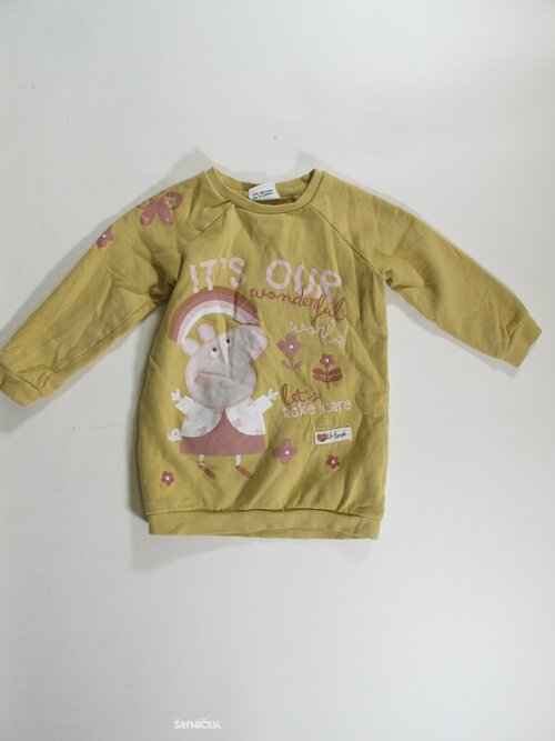 Mikina pro holky sv, okrová secondhand