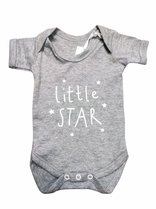 Šedé body s nápisem pro holky outlet Megan Claire