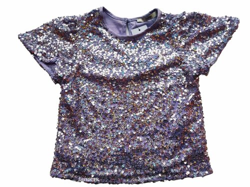 Fialové triko se třpytkami pro holky outlet George