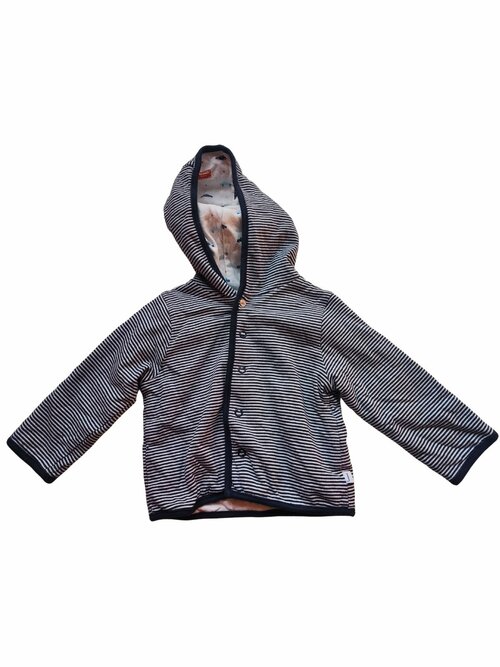 Modrá pruhovaná mikina pro kluky secondhand Jasper Conran