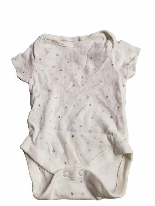 Bílé body s hvězdičkami krátký rukáv secondhand Next