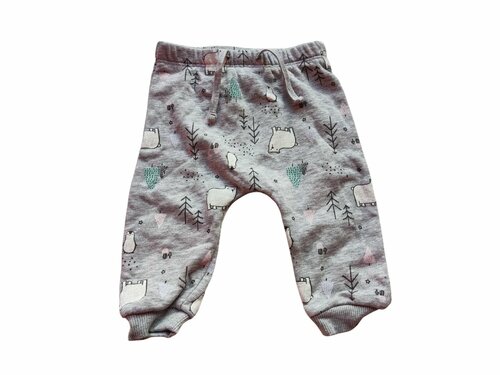 Šedé tepláky s obrázky pro holky secondhand Matalan