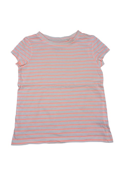 Bílo-oranžové pruhované triko pro holky secondhand Next