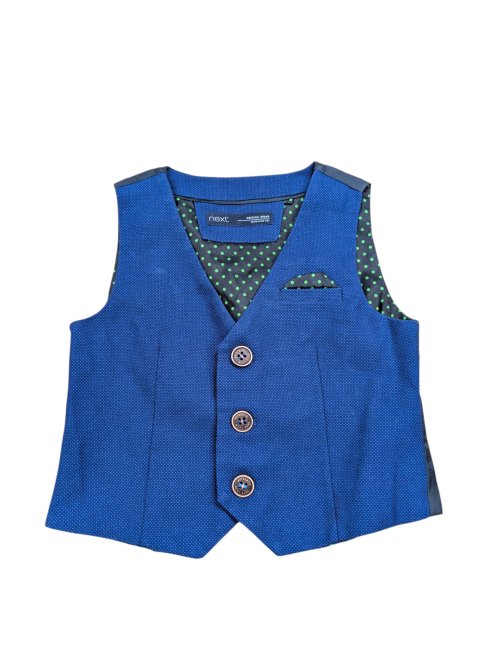 Tmavě modrá společenská vesta pro kluky secondhand  secondhand Next