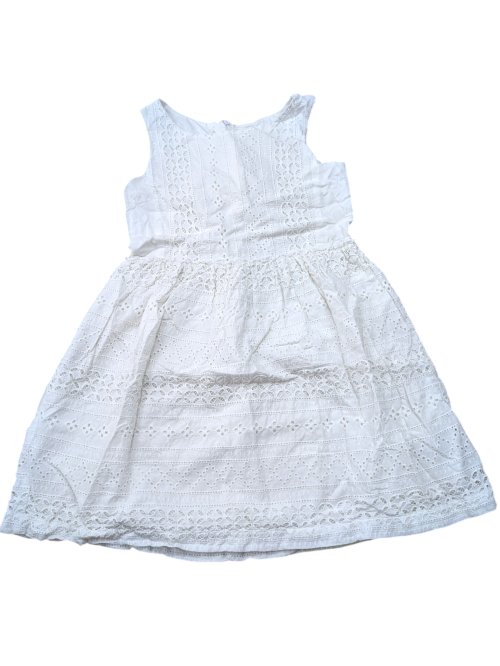 Bílé krajkované šaty pro holky secondhand -