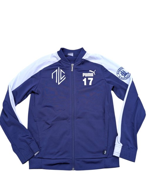 Tmavě modrá fotbalová mikina Marton secondhand secondhand Puma