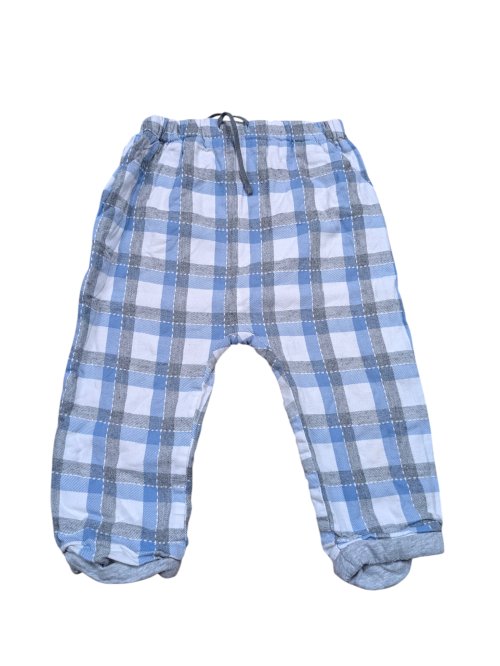 Světle modro šedé kostkované tepláky pro kluky secondhand  secondhand Mayoral