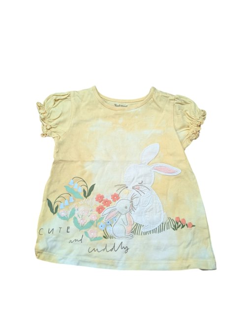 Žluté tričko s králíčky pro holky secondhand  secondhand Nutmeg