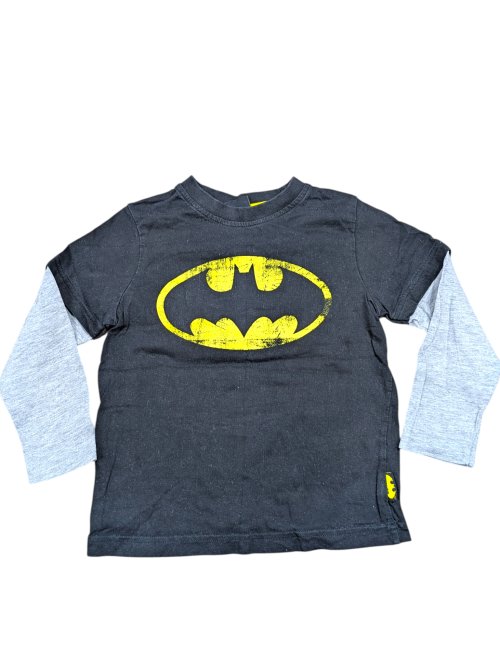 Černé triko s dlouhým rukávem pro kluky Batman secondhand secondhand -