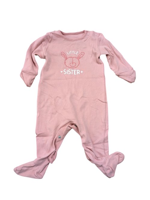 Růžový overal s nápisem pro holky secondhand -