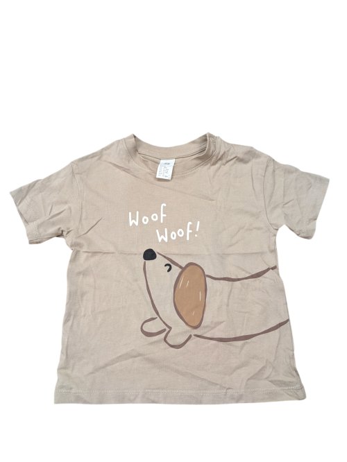 Hnědé tričko s pejskem pro kluky secondhand  secondhand H&M