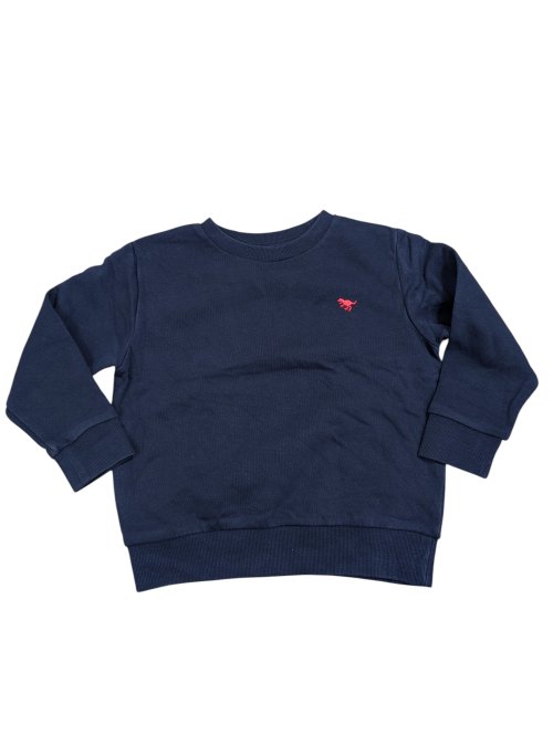 Tmavě modrá mikina pro kluky s dinosaurem secondhand  secondhand Next