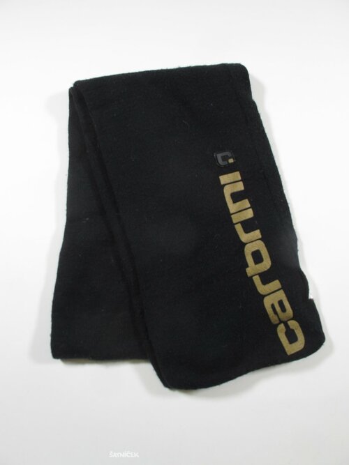 Černá šala s nápisem second hand